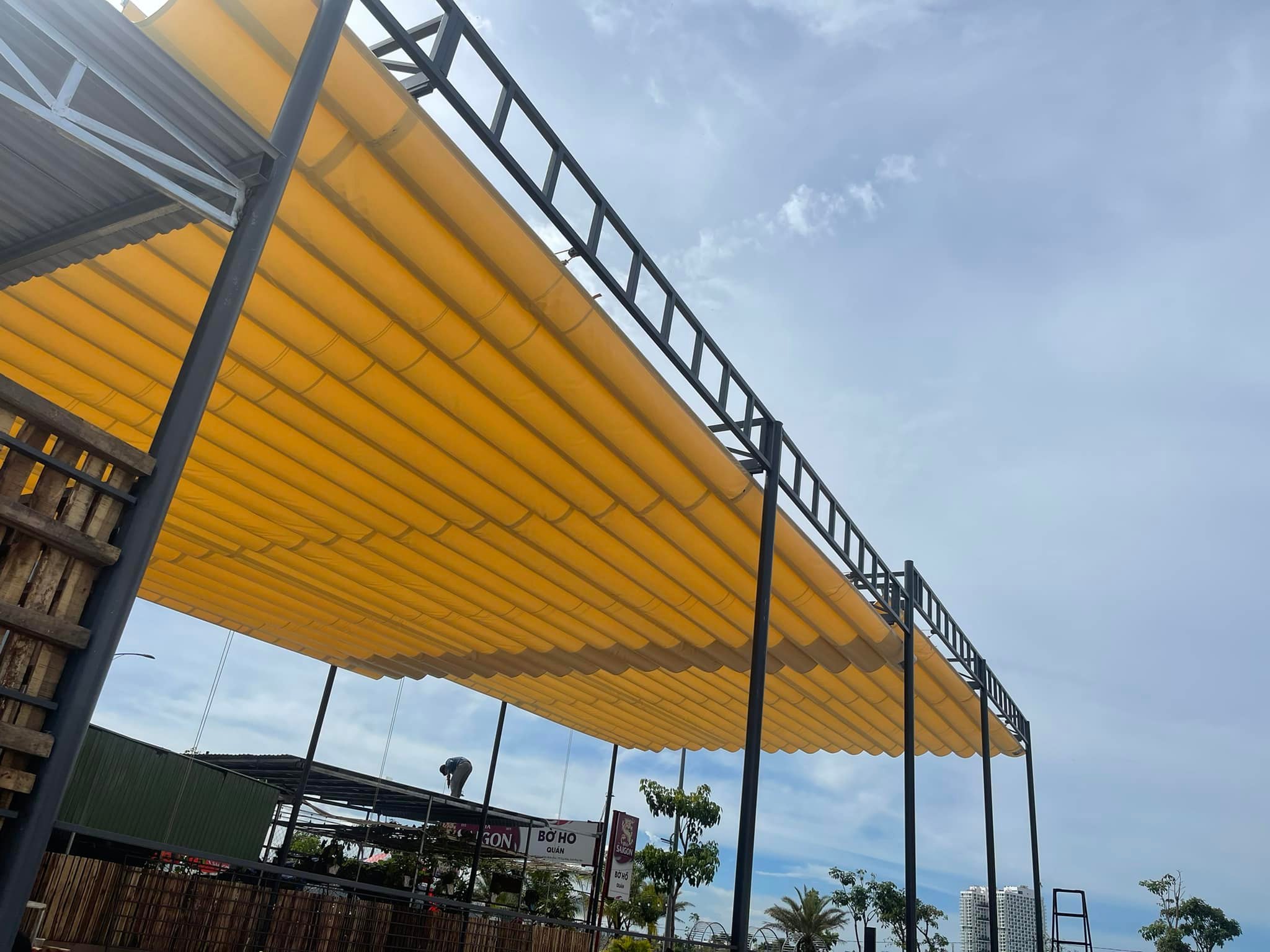 Mái xếp di động